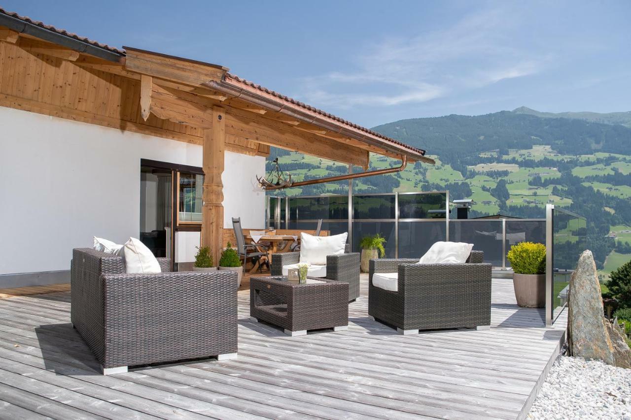"Chalet Bergzeit" Ferienhaus Mit Sauna & Wellness Fuegenberg Zewnętrze zdjęcie