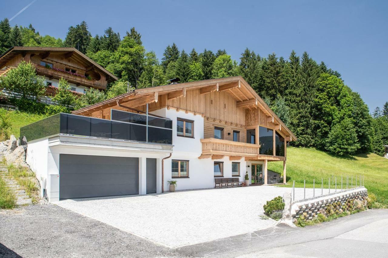 "Chalet Bergzeit" Ferienhaus Mit Sauna & Wellness Fuegenberg Zewnętrze zdjęcie